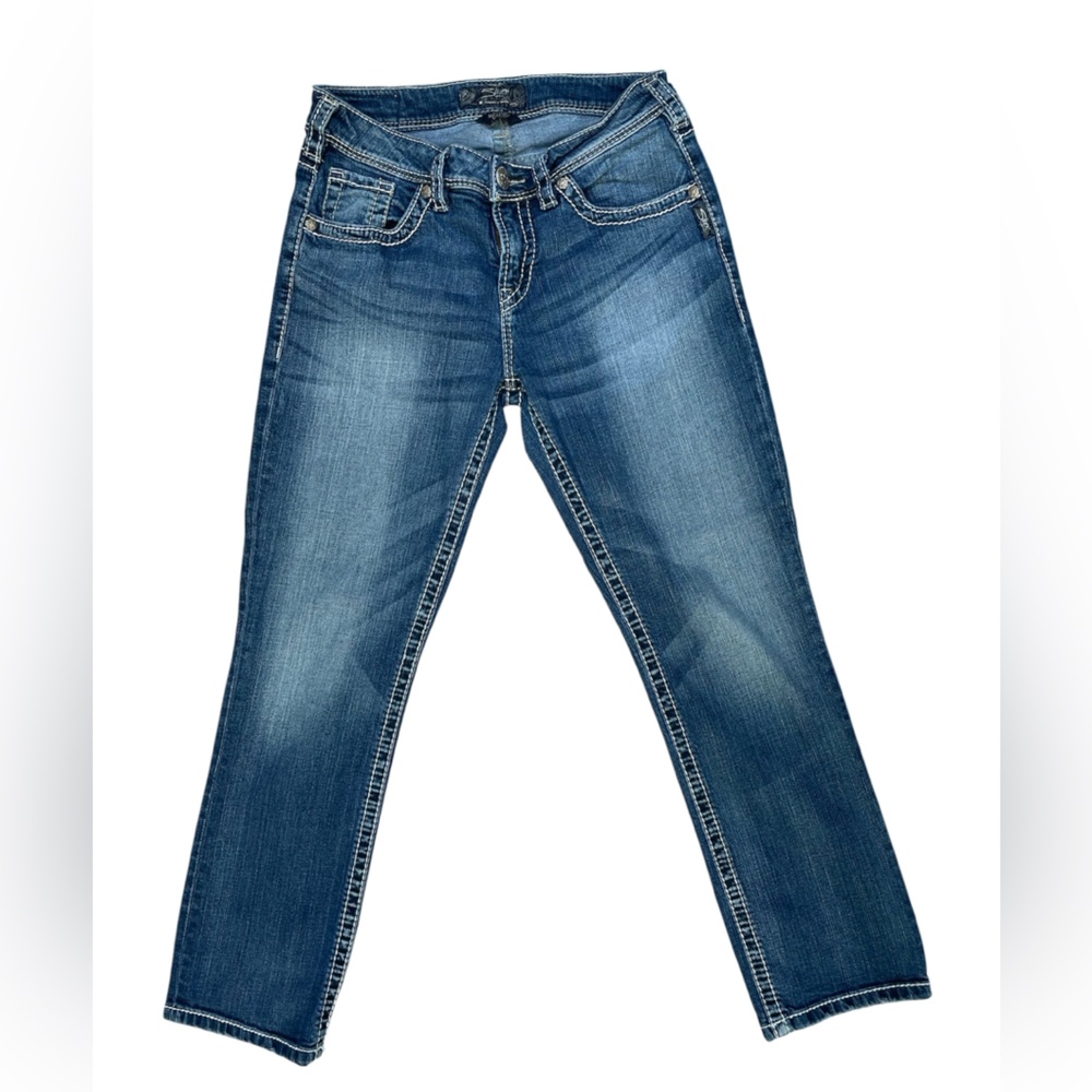 Women’s Silver Capris Jeans 29